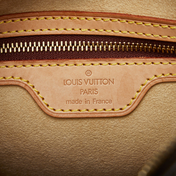 ルイ ヴィトン モノグラム ルーピングMM ショルダーバッグ ハンドバッグ M51146 ブラウン PVC レザー レディース LOUIS VUITTON 【中古】