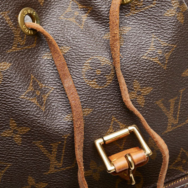 ルイ ヴィトン モノグラム モンスリMM　 リュック バックパック M43431 ブラウン PVC レザー レディース LOUIS VUITTON 【中古】