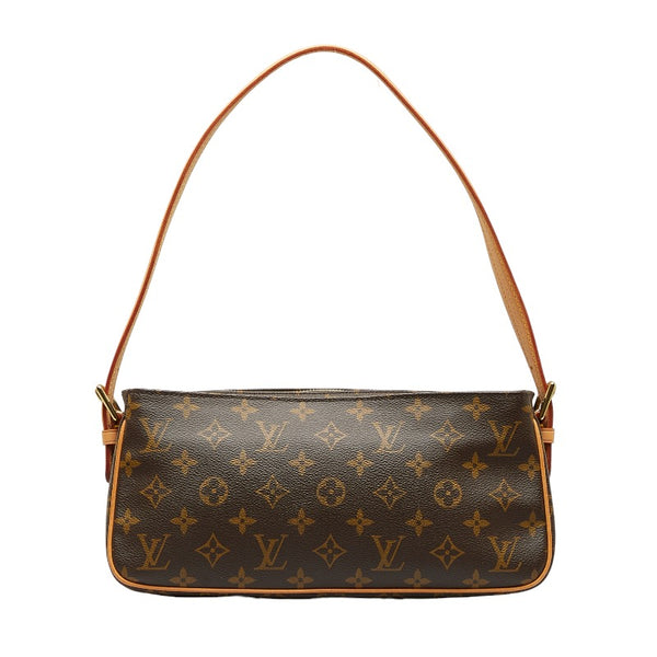 ルイ ヴィトン モノグラム ヴィバシテMM  ショルダーバッグ M51164 ブラウン PVC レザー レディース LOUIS VUITTON 【中古】