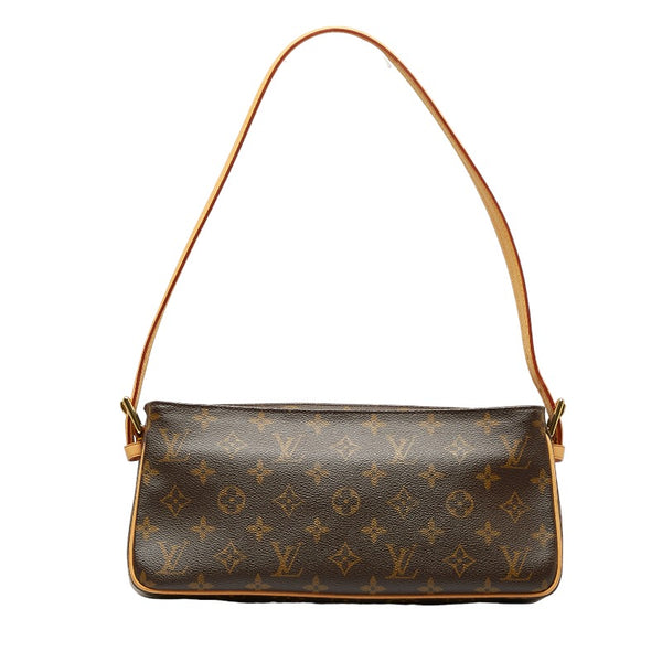 ルイ ヴィトン モノグラム ヴィバシテMM  ショルダーバッグ M51164 ブラウン PVC レザー レディース LOUIS VUITTON 【中古】