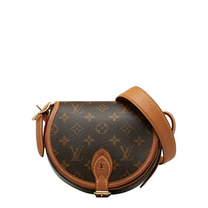 ルイ ヴィトン モノグラム タンブラン 斜め掛け ショルダーバッグ M44860 ブラウン PVC レザー レディース LOUIS VUITTON 【中古】