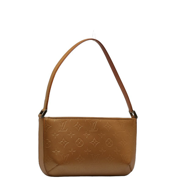 ルイ ヴィトン モノグラム マット ファウラー ショルダーバッグ M55147 アンブレ ゴールド レザー レディース LOUIS VUITTON 【中古】