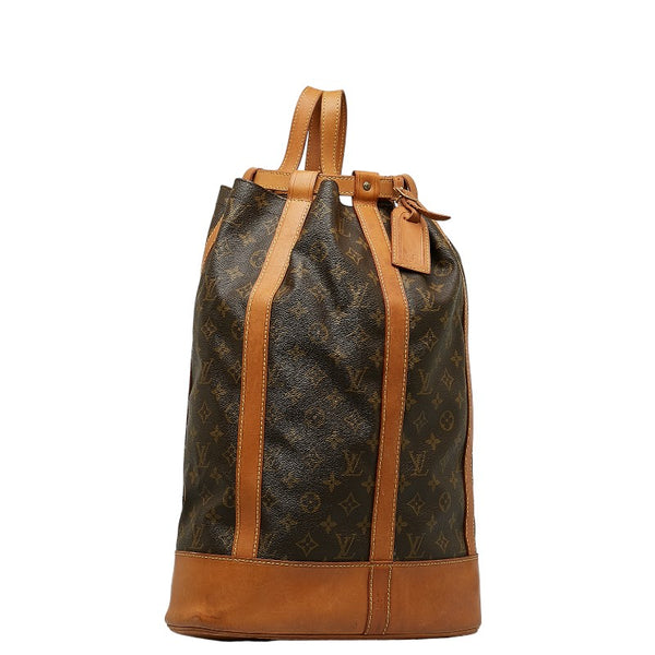 ルイ ヴィトン モノグラム ランドネGM ショルダーバッグ M42244 ブラウン PVC レザー レディース LOUIS VUITTON 【中古】