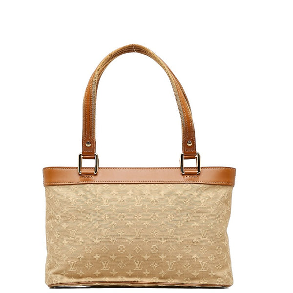 ルイ ヴィトン モノグラム ミニ ルシーユPM ショルダーバッグ M92684 ベージュ キャンバス レザー レディース LOUIS VUITTON 【中古】