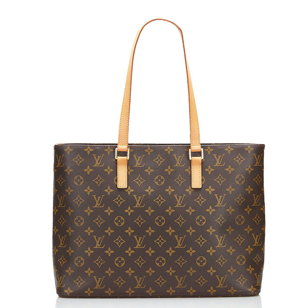 ルイ ヴィトン モノグラム ルコ トートバッグ ショルダーバッグ  M51155 ブラウン PVC レザー レディース LOUIS VUITTON 【中古】