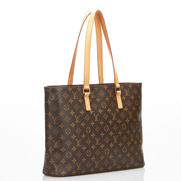 ルイ ヴィトン モノグラム ルコ トートバッグ ショルダーバッグ  M51155 ブラウン PVC レザー レディース LOUIS VUITTON 【中古】