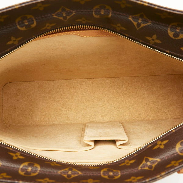 ルイ ヴィトン モノグラム ルコ トートバッグ ショルダーバッグ  M51155 ブラウン PVC レザー レディース LOUIS VUITTON 【中古】