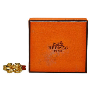 エルメス アタメ スカーフリング スカーフリング ゴールド メッキ レディース HERMES 【中古】