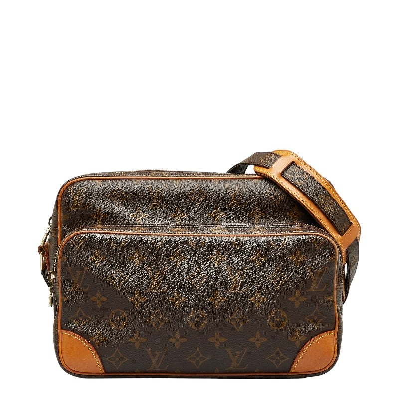 ルイ ヴィトン モノグラム ナイル 斜め掛け ショルダーバッグ M45244 ブラウン PVC レザー レディース LOUIS VUITTON 【中古】