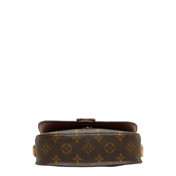 ルイ ヴィトン モノグラム ミニ サンクルー ショルダーバッグ M51244 ブラウン PVC レザー レディース LOUIS VUITTON 【中古】