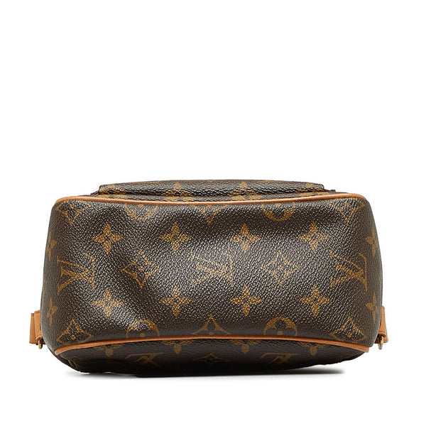 ルイ ヴィトン モノグラム ヴィバシテPM 斜め掛け ショルダーバッグ M51165 ブラウン PVC レザー レディース LOUIS VUITTON 【中古】