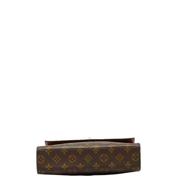 ルイ ヴィトン モノグラム マルゼルブ ハンドバッグ M51379 ブラウン PVC レザー レディース LOUIS VUITTON 【中古】