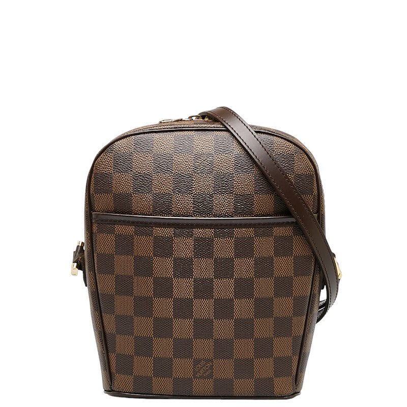 ルイ ヴィトン ダミエ イパネマPM 斜め掛け ショルダーバッグ  N51294 ブラウン PVC レザー レディース LOUIS VUITTON 【中古】