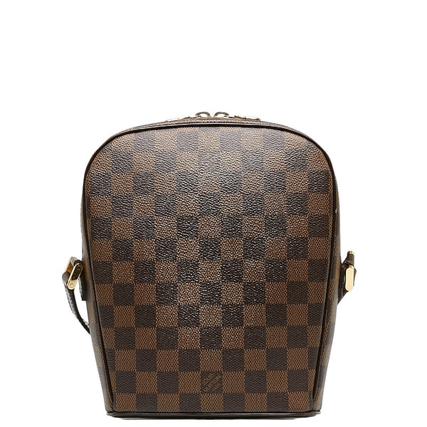 ルイ ヴィトン ダミエ イパネマPM 斜め掛け ショルダーバッグ  N51294 ブラウン PVC レザー レディース LOUIS VUITTON 【中古】