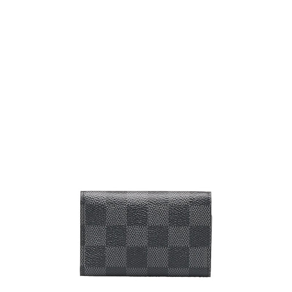 ルイ ヴィトン ダミエ グラフィット ミュルティクレ6 キーケース N62662 ブラック PVC レザー メンズ LOUIS VUITTON 【中古】