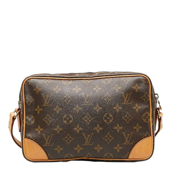 ルイ ヴィトン モノグラム トロカデロ27 斜め掛け ショルダーバッグ M51274 ブラウン PVC レザー レディース LOUIS VUITTON 【中古】