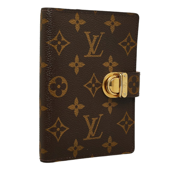 ルイ ヴィトン モノグラム アジェンダPM コアラ 手帳カバー R21013 ブラウン PVC レザー レディース LOUIS VUITTON 【中古】