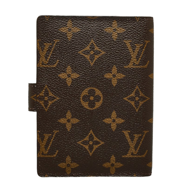 ルイ ヴィトン モノグラム アジェンダPM コアラ 手帳カバー R21013 ブラウン PVC レザー レディース LOUIS VUITTON 【中古】