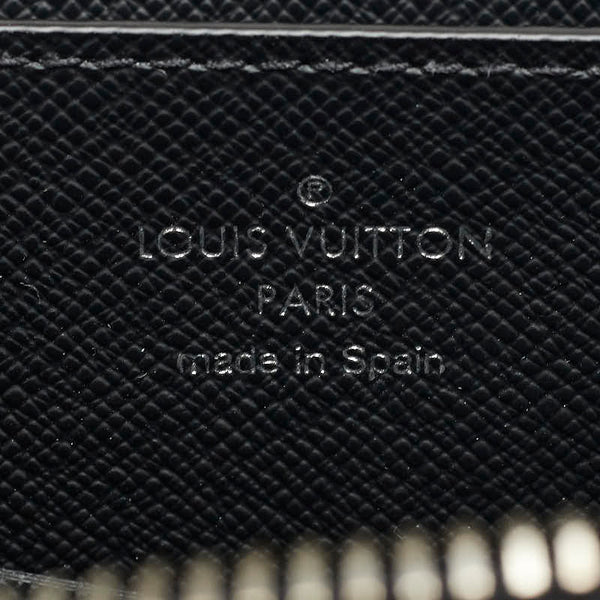 ルイ ヴィトン モノグラム エクリプス ジッピー XL ラウンドファスナー 長財布 M61698 ブラック PVC レザー メンズ LOUIS VUITTON 【中古】