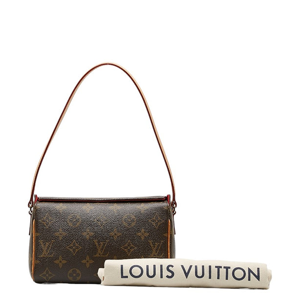 ルイ ヴィトン モノグラム レシタル  ハンドバッグ M51900 ブラウン PVC レザー レディース LOUIS VUITTON 【中古】