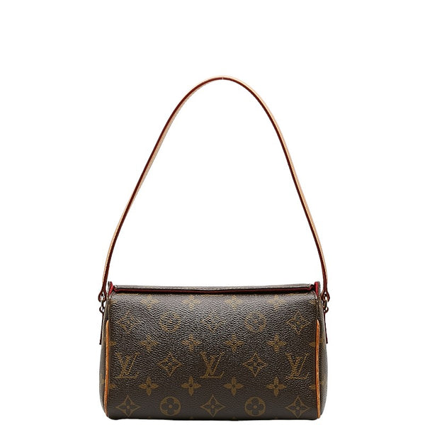 ルイ ヴィトン モノグラム レシタル  ハンドバッグ M51900 ブラウン PVC レザー レディース LOUIS VUITTON 【中古】