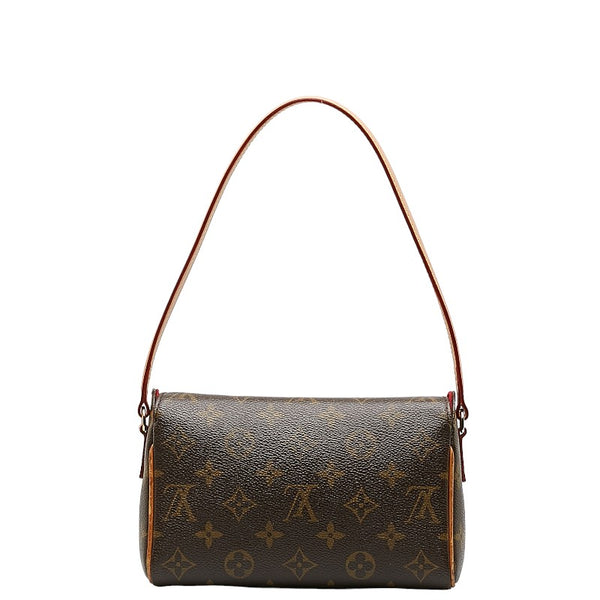 ルイ ヴィトン モノグラム レシタル  ハンドバッグ M51900 ブラウン PVC レザー レディース LOUIS VUITTON 【中古】