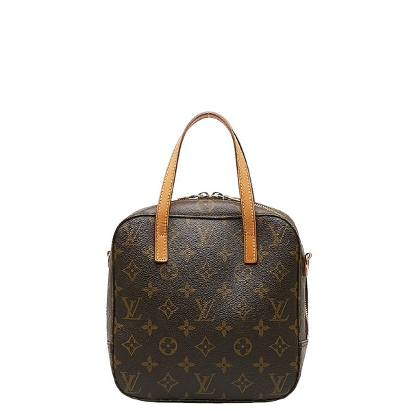 ルイ ヴィトン モノグラム スポンティーニ ハンドバッグ ショルダーバッグ 2WAY M47500 ブラウン PVC レザー レディース LOUIS VUITTON 【中古】