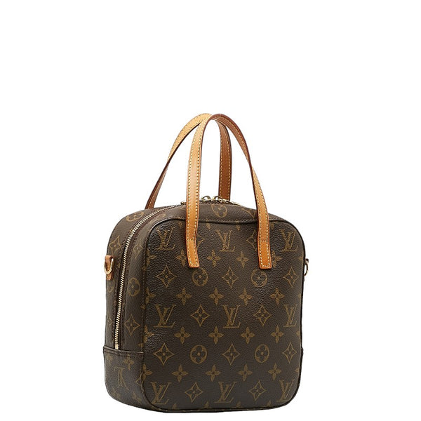 ルイ ヴィトン モノグラム スポンティーニ ハンドバッグ ショルダーバッグ 2WAY M47500 ブラウン PVC レザー レディース LOUIS VUITTON 【中古】