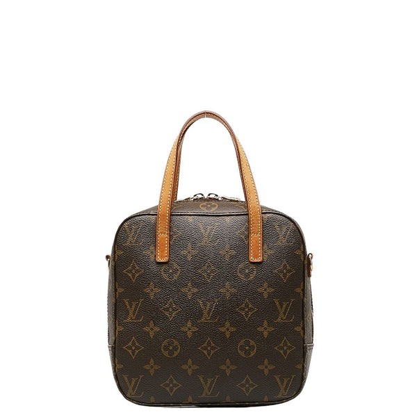 ルイ ヴィトン モノグラム スポンティーニ ハンドバッグ ショルダーバッグ 2WAY M47500 ブラウン PVC レザー レディース LOUIS VUITTON 【中古】