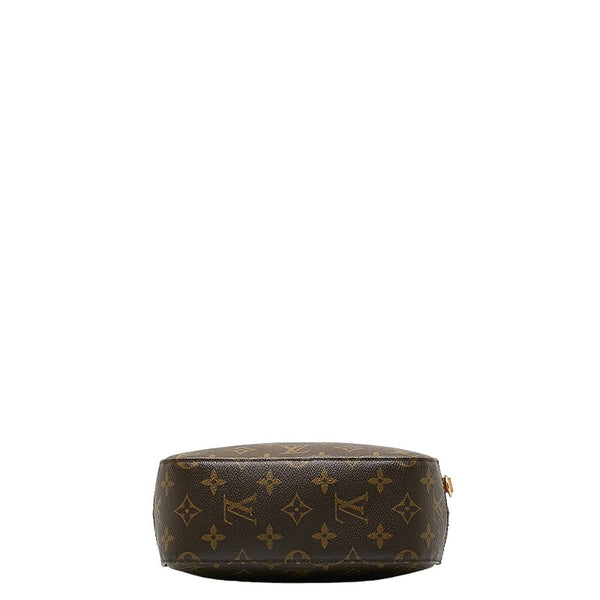 ルイ ヴィトン モノグラム スポンティーニ ハンドバッグ ショルダーバッグ 2WAY M47500 ブラウン PVC レザー レディース LOUIS VUITTON 【中古】