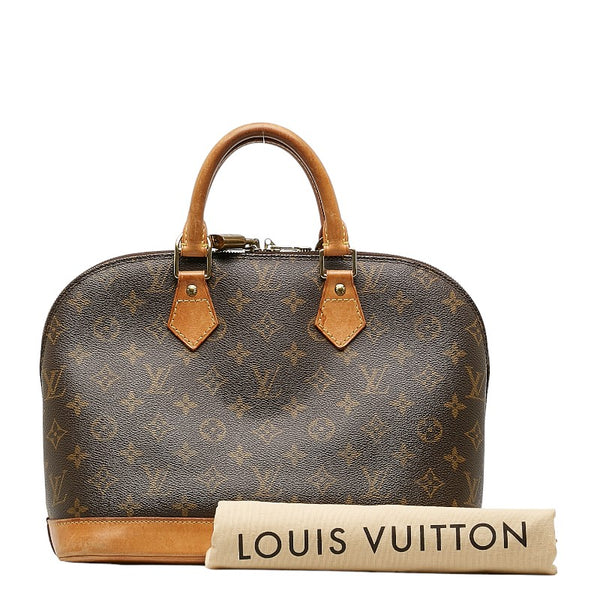 ルイ ヴィトン モノグラム アルマPM ハンドバッグ M53151 ブラウン PVC レザー レディース LOUIS VUITTON 【中古】