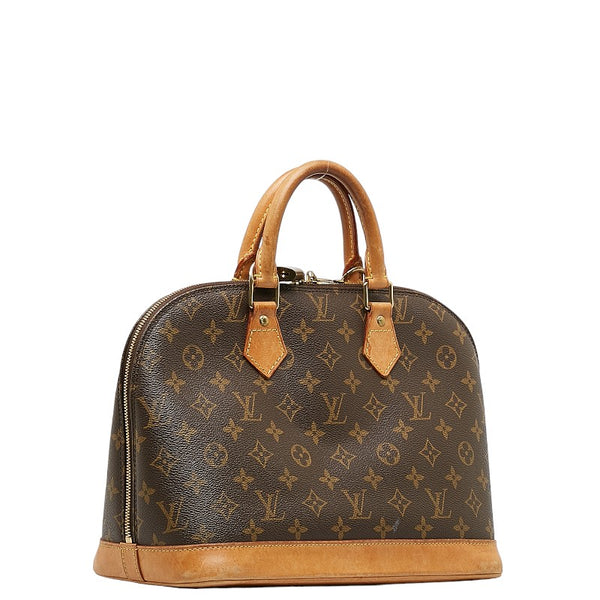 ルイ ヴィトン モノグラム アルマPM ハンドバッグ M53151 ブラウン PVC レザー レディース LOUIS VUITTON 【中古】