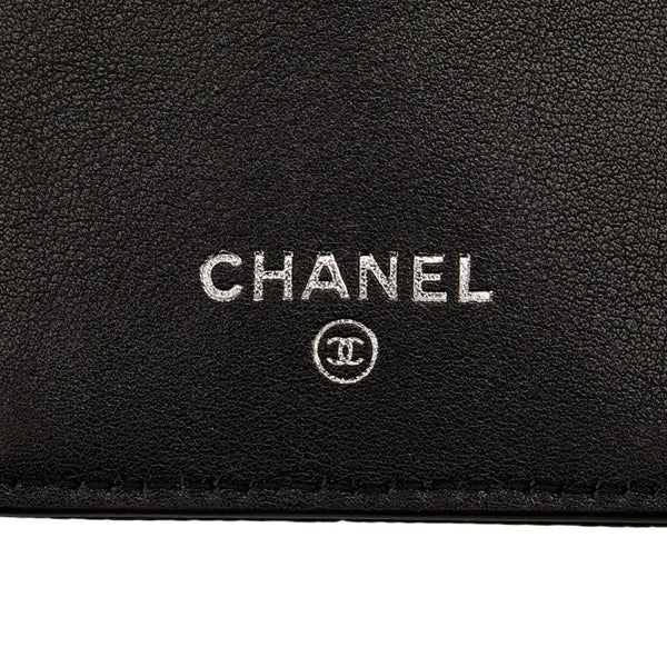 シャネル ココマーク iphone4 スマホケース ブラック キャビアスキン レディース CHANEL 【中古】