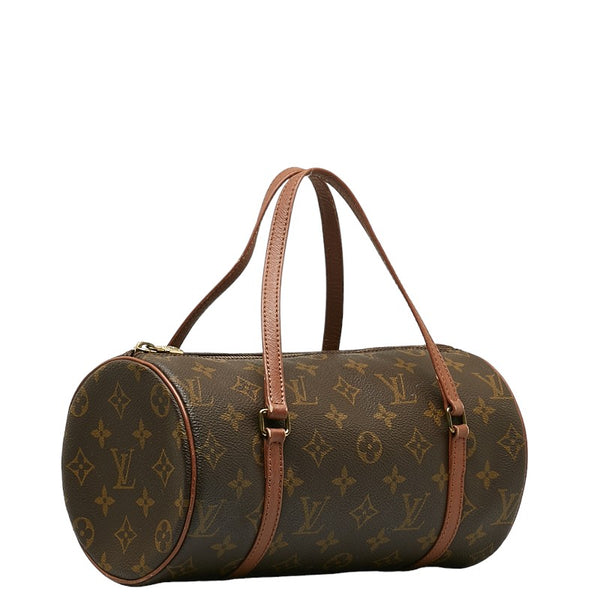 ルイ ヴィトン モノグラム パピヨン 26 ショルダーバッグ M51366 ブラウン PVC レザー レディース LOUIS VUITTON 【中古】