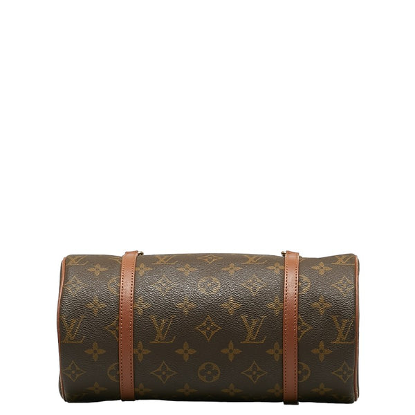 ルイ ヴィトン モノグラム パピヨン 26 ショルダーバッグ M51366 ブラウン PVC レザー レディース LOUIS VUITTON 【中古】