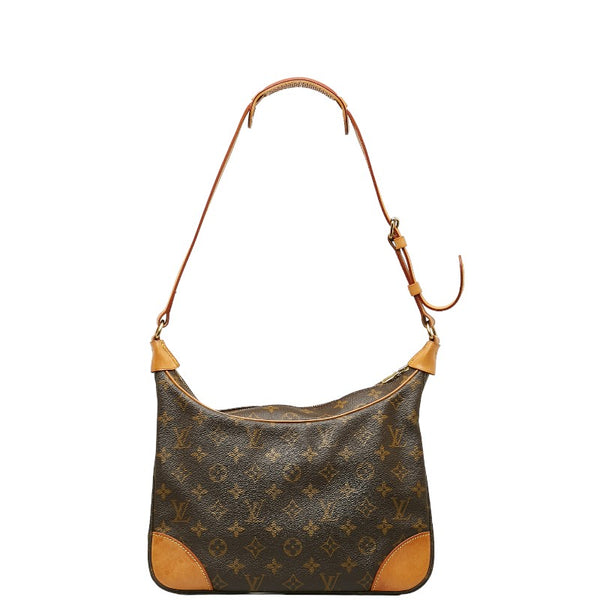 ルイ ヴィトン モノグラム ブローニュ30 ショルダーバッグ M51265 ブラウン PVC レザー レディース LOUIS VUITTON 【中古】