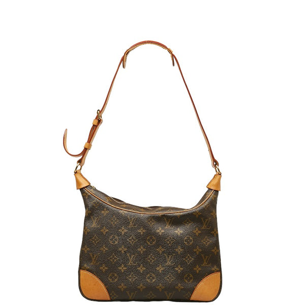 ルイ ヴィトン モノグラム ブローニュ30 ショルダーバッグ M51265 ブラウン PVC レザー レディース LOUIS VUITTON 【中古】