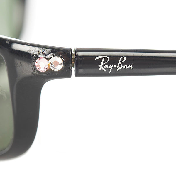 レイバン ブラック プラスチック サングラス メンズ Ray-Ban 【中古】