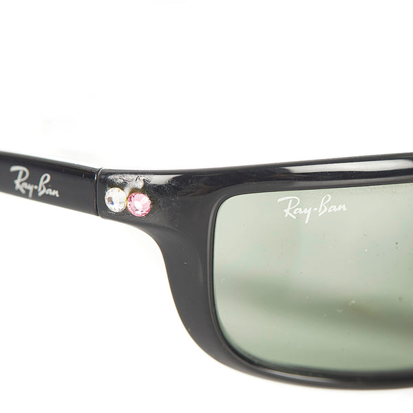 レイバン ブラック プラスチック サングラス メンズ Ray-Ban 【中古】