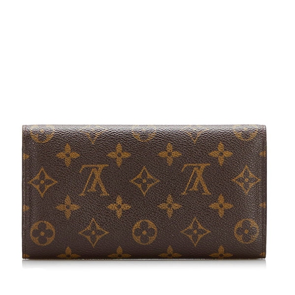 ルイ ヴィトン モノグラム ポルトフォイユ インターナショナル 長財布 M61217 ブラウン PVC レザー レディース LOUIS VUITTON 【中古】