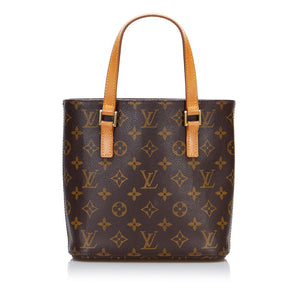 ルイ ヴィトン モノグラム ヴァヴァンPM  ハンドバッグ M51172 ブラウン PVC レザー レディース LOUIS VUITTON 【中古】