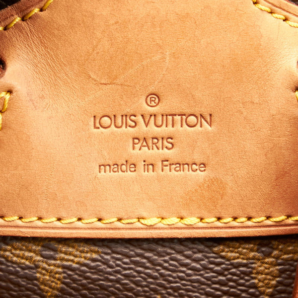 ルイ ヴィトン モノグラム モンスリPM リュック バックパック M51137 ブラウン PVC レザー レディース LOUIS VUITTON 【中古】