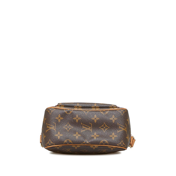 ルイ ヴィトン モノグラム ヴィバシテPM 斜め掛け ショルダーバッグ M51165 ブラウン PVC レザー レディース LOUIS VUITTON 【中古】