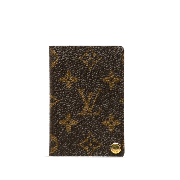 ルイ ヴィトン モノグラム ポルトカルト クレディ プレッシオン カードケース M60937 ブラウン PVC レザー レディース LOUIS VUITTON 【中古】