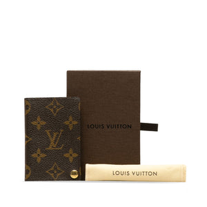 ルイ ヴィトン モノグラム ポルトカルト クレディ プレッシオン カードケース M60937 ブラウン PVC レザー レディース LOUIS VUITTON 【中古】