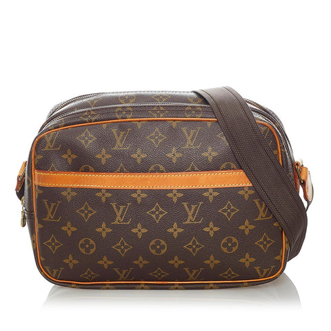 ルイ ヴィトン モノグラム リポーター PM ショルダーバッグ M45254 ブラウン PVC レザー レディース LOUIS VUITTON 【中古】