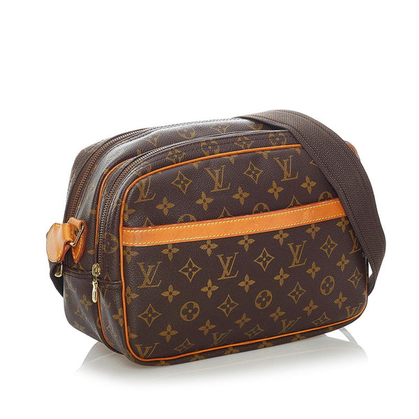 ルイ ヴィトン モノグラム リポーター PM ショルダーバッグ M45254 ブラウン PVC レザー レディース LOUIS VUITTON 【中古】