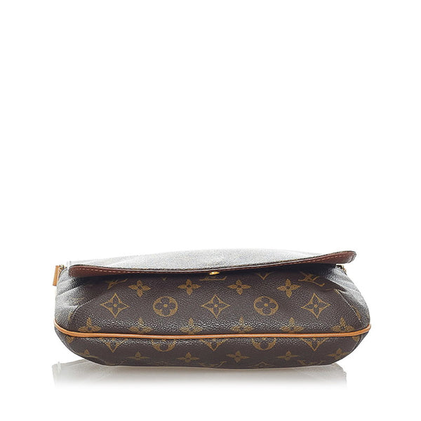 ルイ ヴィトン モノグラム ミュゼットタンゴ ショート ショルダーバッグ M51257 ブラウン PVC レザー レディース LOUIS VUITTON 【中古】