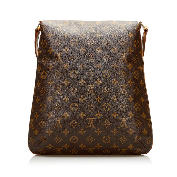 ルイ ヴィトン モノグラム ミュゼット 斜めがけ ショルダーバッグ M51256 ブラウン PVC レザー レディース LOUIS VUITTON 【中古】