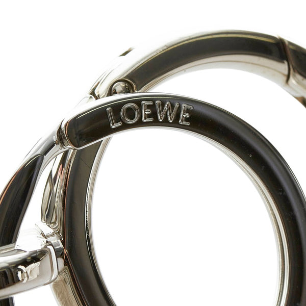 ロエベ バニー チャーム チャーム ホワイト カーフ レディース LOEWE 【中古】